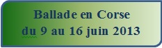 corse 2013